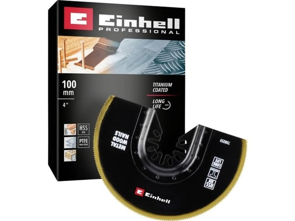 Einhell 708059 sagblad halvr. BIM-TI 100 mm bimetall dykkesagblad 100 mm, 1 stk (708059)