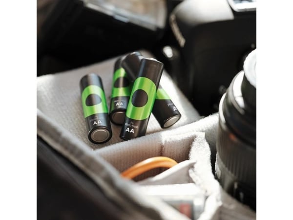 GP Batteries 201243, Oppladbart batteri, AA, Nikkelmetallhydrid (NiMH), 1,2 V, 4 stykker, 2000 mAh