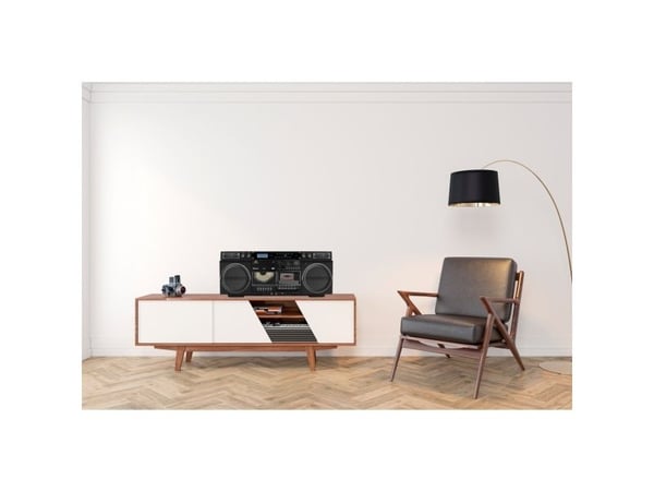 MEDION LIFE P66538, Sort, 20 W, 2-veis, DAB+, FM, PLL, LCD, 10 m