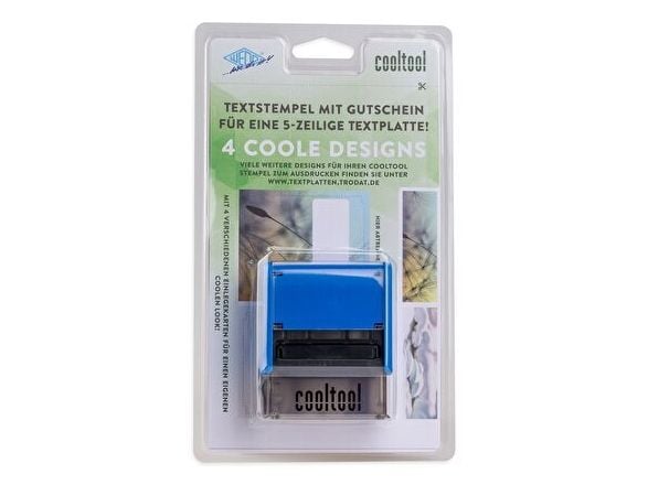 Wedo 51 891203, Tekststempel, Blå, 1 stykker