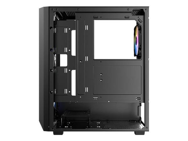 Antec AX67 ARGB, Midi Tower, PC, musta, ATX, ITX, mikro ATX, Muovi, Terästä, Pelaaminen