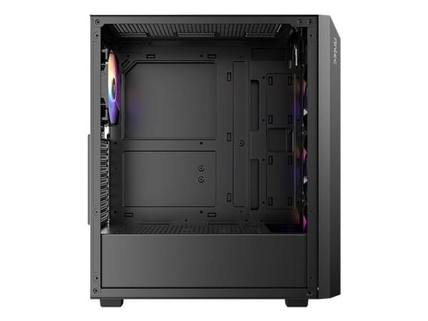 Antec AX67 ARGB, Midi Tower, PC, musta, ATX, ITX, mikro ATX, Muovi, Terästä, Pelaaminen