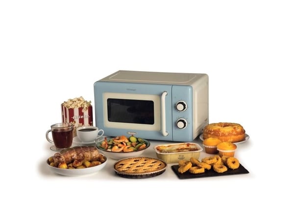 Ariete Vintage 3960 - Mikrobølgeovn - 20 liter - 800 W - blå