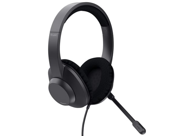 Trust Ayda Max - Headset - på örat - kabelansluten - USB-C