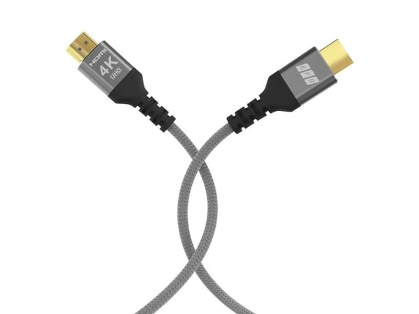 EFB Elektronik HDMI-20-00001, 0,5 m, HDMI Type A (Standard), HDMI Type A (Standard), 3D, 18 Gbit/sek, Grå