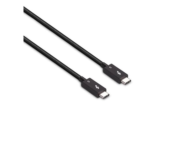 Lindy 31130, Hankjønn, Hankjønn, 1 m, 80 Gbit/s, Svart, Nickel