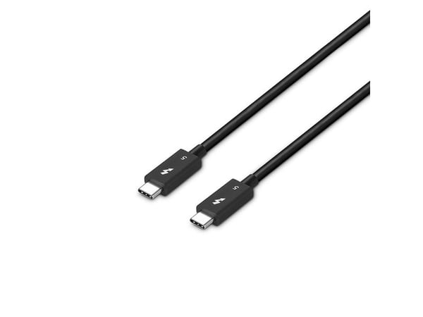 Lindy 31130, Hankjønn, Hankjønn, 1 m, 80 Gbit/s, Svart, Nickel