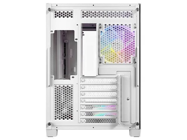 Antec Constellation Series C5 Curve ARGB - Mid tower - ATX - sidepanel med vindu (herdet glass) - ingen strømforsyning - hvit - USB/Audio/Mic