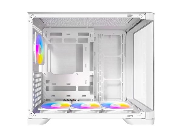 Antec Constellation Series C5 Curve ARGB - Mid tower - ATX - sidepanel med vindu (herdet glass) - ingen strømforsyning - hvit - USB/Audio/Mic