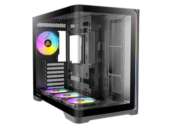 Antec 0-761345-10225-4, Midi Tower, PC, musta, ATX, ITX, mikro ATX, Muovi, Terästä, 1x 120 mm