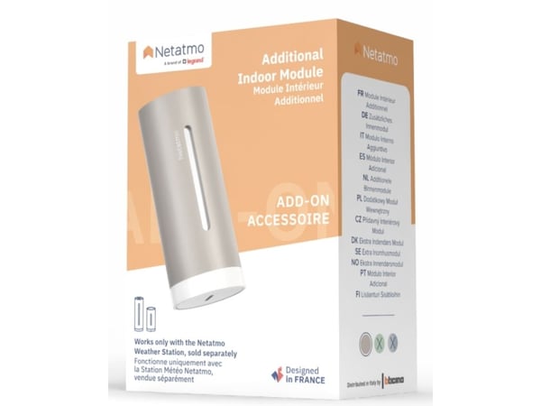 Netatmo NIM-S-WW, Sand, Luftkvalitet, Inne hygrometer, Inne Termometer, Hygrometer, Termometer, Aluminium, 0 - 100%, 3%