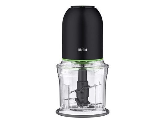 Braun CH3011BK, 0,5 l, Sort, Rustfritt stål, Plast, Berøringskontroll, 500 W