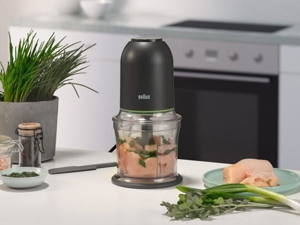 Braun CH3011BK, 0,5 l, Sort, Rustfritt stål, Plast, Berøringskontroll, 500 W