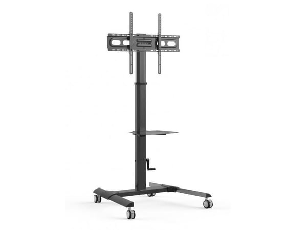 Techly ICA-TR228, Multimediavogn, Sort, Flatskjerm, 40 kg, 81,3 cm (32"), 177,8 cm (70")