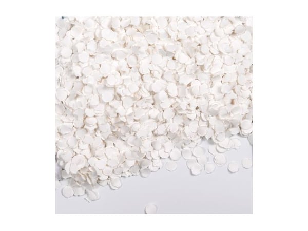 Hvid konfetti, 100 g