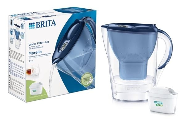 Vattenfilterkanna BRITA Marella Cool Blue 2,4 l + 1 vattenfilter