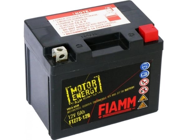 Fiamm Moto batteri Ftx12-12B 10Ah 180A