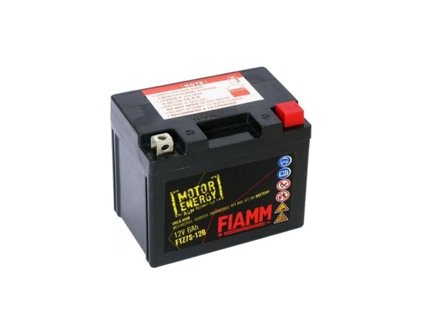 Fiamm Moto batteri Ftx7a-12B 6Ah 100A