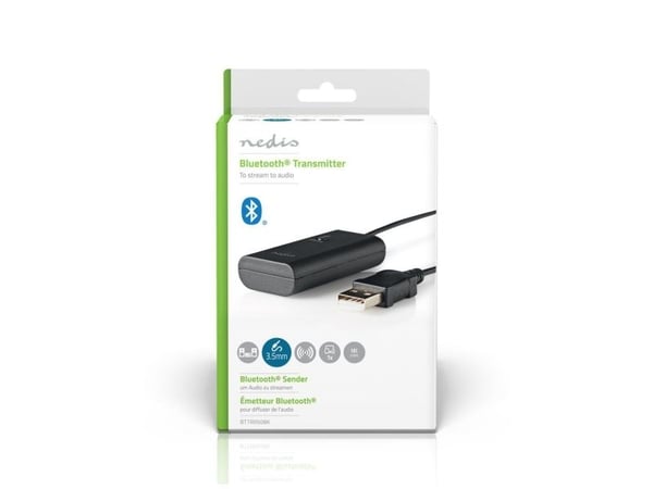 Nedis BTTR050BK, Bluetooth, AUX + USB, A2DP, SBC, 10 m, 1 m