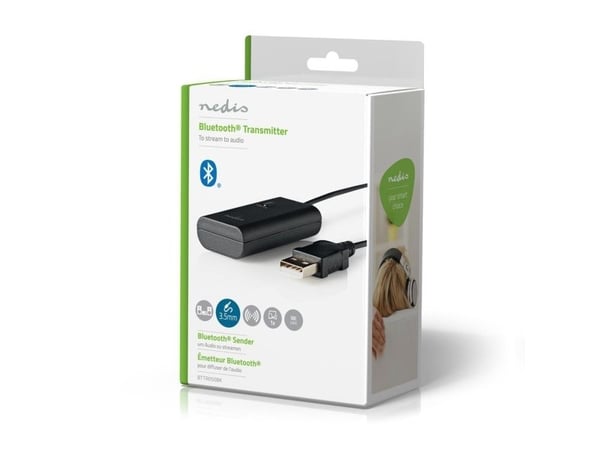 Nedis BTTR050BK, Bluetooth, AUX + USB, A2DP, SBC, 10 m, 1 m