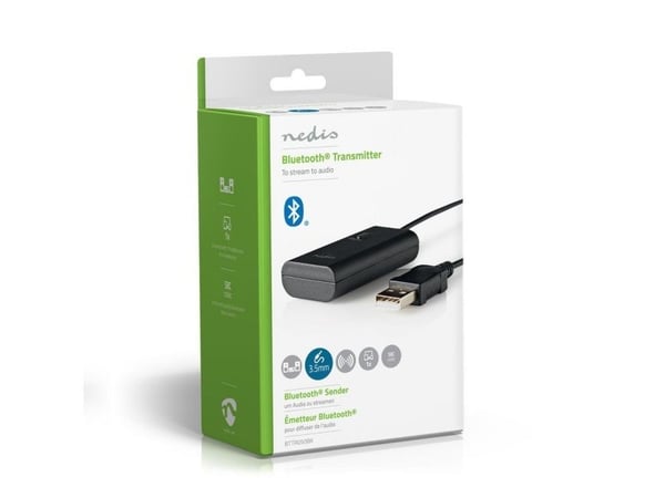 Nedis BTTR050BK, Bluetooth, AUX + USB, A2DP, SBC, 10 m, 1 m