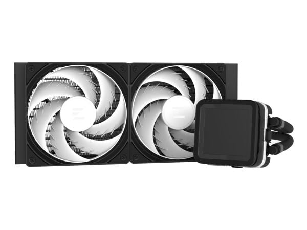 Zalman ALPHA2 DS A24 BLACK, Alt-i-ett væskekjøler, 12 cm, Sort