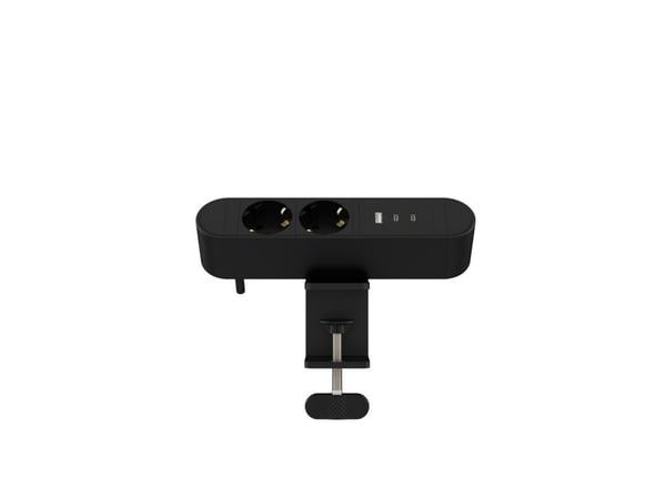 MicroConnect - Effektband (clamp-mountable) - 5 / 9 / 12 V - 30 Watt - ingång: power CEE 7/7 - utgångskontakter: 5 (2 x CEE 7/7, USB, 2 x USB-C) - ...