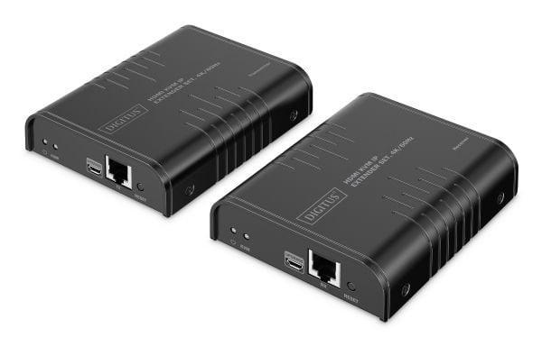 DIGITUS - Extender Set - KVM / lyd / USB-utvider - HDMI, 1GbE, USB 2.0 - over CAT 6 - USB - opp til 200 m