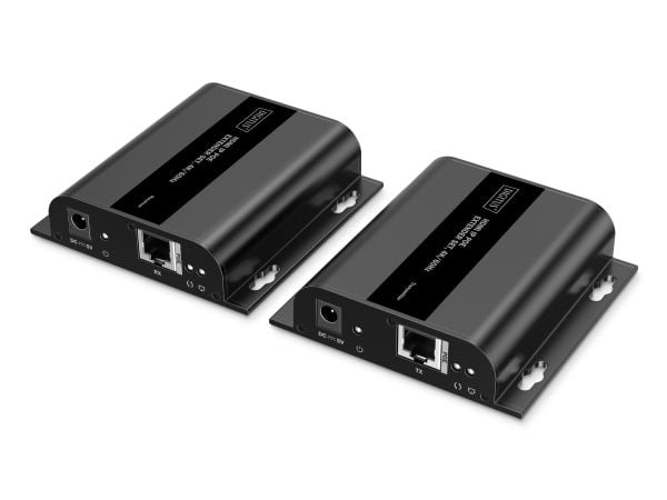 DIGITUS - Extender Set - video/lyd/infrarød-utvider - HDMI, 1GbE - over CAT 6 - opp til 200 m