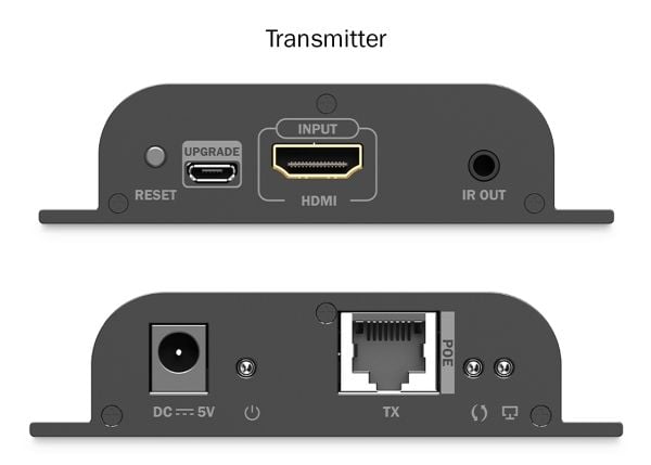 DIGITUS - Extender Set - video/lyd/infrarød-utvider - HDMI, 1GbE - over CAT 6 - opp til 200 m