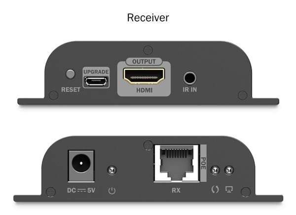 DIGITUS - Extender Set - video/lyd/infrarød-utvider - HDMI, 1GbE - over CAT 6 - opp til 200 m