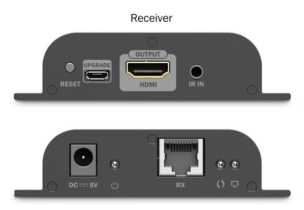DIGITUS - Video/lyd/infrarød-utvider - HDMI - opp til 200 m