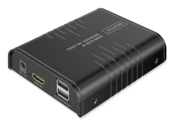 Digitus DS-55356, Lähetin & vastaanotin, Langallinen, 200 m, Cat6, 4096 x 2160 pikseliä, 60 Hz