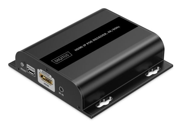 DIGITUS - Video/lyd/infrarød-utvider - HDMI, 1GbE - over CAT 6 - opp til 200 m