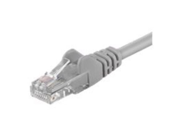 goobay - Nettverkskabel - RJ-45 (hann) til RJ-45 (hann) - 15 m - UTP - CAT 6 - formstøpt, uten hindringer - grå