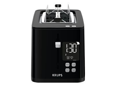Krups Smart'n Light KH641810 - Brødrister - 2 skive - 2 Spor - svart