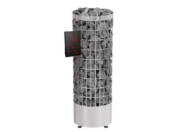 Harvia Cilindro PC90XW WiFi Steel elektrisk värmare 9,0 kW, rostfritt stål