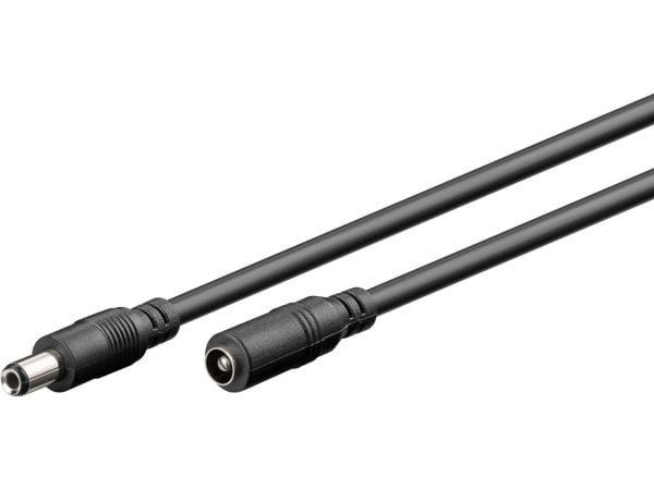 goobay - Jatkojohto - DC-liitin 5,5 x 2,5 mm (uros) DC-liittimeen 5,5 x 2,5 mm (naaras) - 10 m