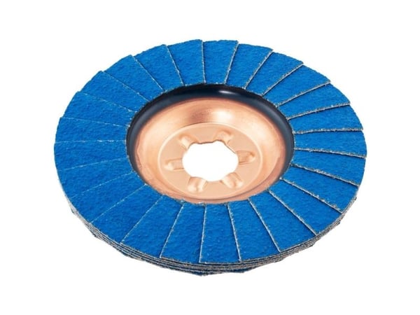LUKAS-ERZETT A27201250600045 Metallrondell för slipning Diameter 125 mm Borrdiameter 22,23 mm 10 st