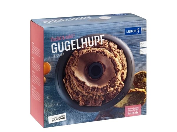 Lurch 00085002, Bundtform, Rund, -40 °C, 240 °C, Brun, Silikon