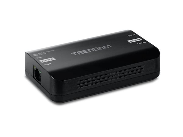 TRENDnet TPE-318GI - Version v1.0R - strøminjektor - 10G - DC 54 V - 90 watt - utgangskontakter: 1 - TAA-samsvar