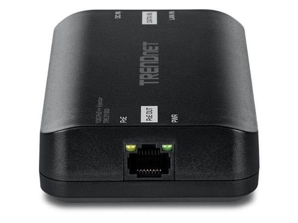 TRENDnet TPE-318GI - Version v1.0R - strøminjektor - 10G - DC 54 V - 90 watt - utgangskontakter: 1 - TAA-samsvar