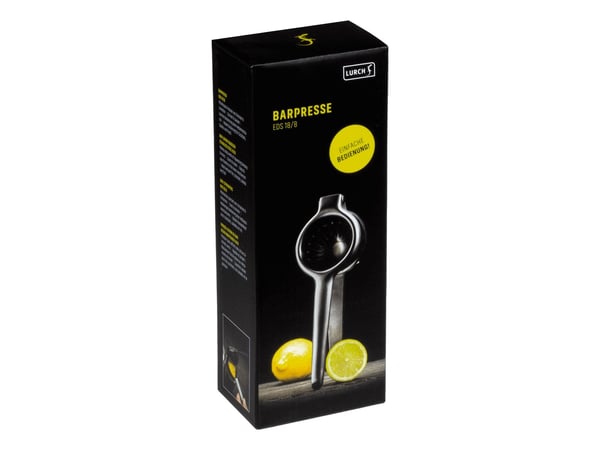 Lurch 00221425, Rustfritt stål, Sort, 1 stykker, 218 mm, 80 mm, 51 mm