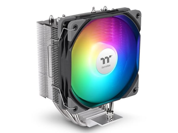 Thermaltake UX400 ARGB Sync - Prosessor-køler - (for: LGA1851, LGA1700, LGA1200, LGA1156, LGA1155, LGA1151, LGA1150, AM4, AM5) - aluminium - 120 mm...