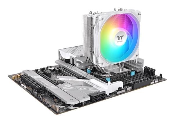Thermaltake UX400 ARGB Sync, Luftkjøler, 12 cm, 700 RPM, 1800 RPM, Hvit
