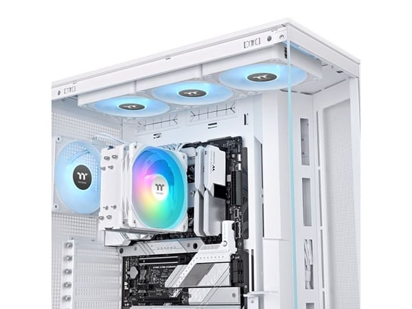 Thermaltake UX400 ARGB Sync, Luftkjøler, 12 cm, 700 RPM, 1800 RPM, Hvit