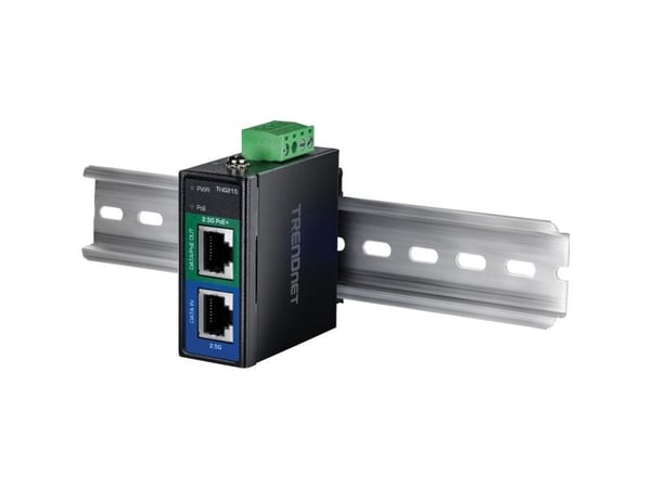 TRENDnet TI-IG215 PoE+ Injector Industrial 2.5G - 1 Gbps - Ethernet (TI-IG215)