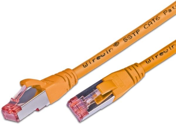 Wirewin S/FTP CAT6 1.5m, 1,5 m, Cat6, S/FTP (S-STP), RJ-45, RJ-45, Oransje