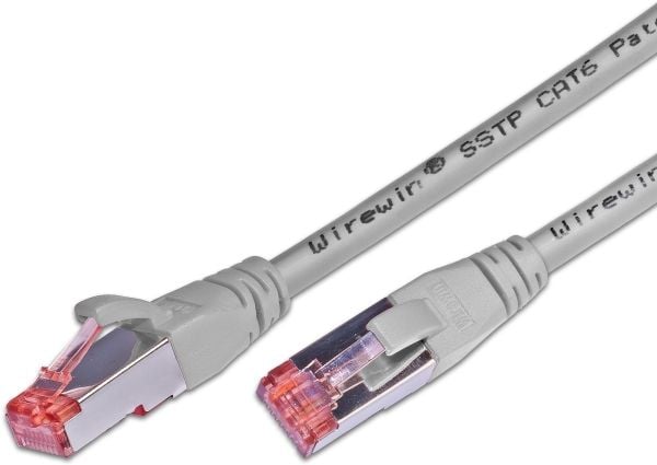 Wirewin S/FTP CAT6 30m, 30 m, Cat6, S/FTP (S-STP), RJ-45, RJ-45, Grå