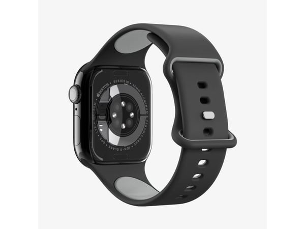Spigen Nano Pop, Band, Smartklokke, Svart, Apple, Apple Watch Ultra 2 (49mm), Watch Ultra (49mm), Watch 10 (46mm), Watch 9/8/7 (45mm), Watch..., Si...